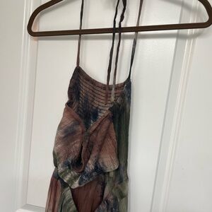 Tie-Dye Spaghetti Strap Dress